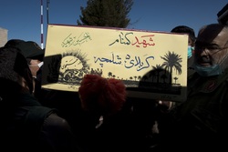 تشییع شهید امنیت «محسن جعفری» - شیراز