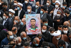 تشییع پیکر پاک شهید امنیت، محمد حسن نائینی در قم