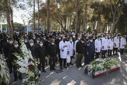 تشییع شهید مدافع سلامت‎ - بوشهر