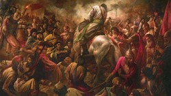 دسته عزاداری حسینی در آلمان + فیلم
