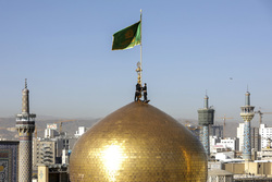 مراسم تعویض پرچم مسجد مقدس جمکران