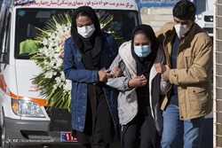 مراسم تشییع شهید مدافع سلامت رضا غضنفرپور