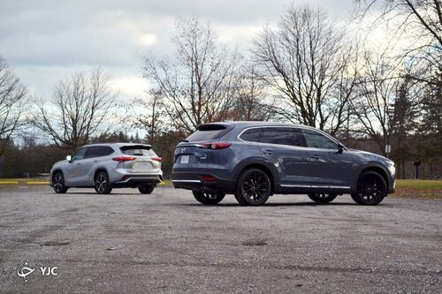 مقایسه مزدا CX-9 در مقابل تویوتا هایلندر + فیلم