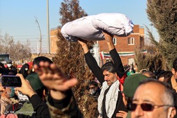 تشییع پیکر پاک شهید گمنام - بهشهر