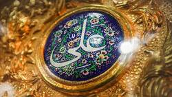 اجرای تواشیح مدح حضرت علی (ع) در صحن جامع رضوی + فیلم