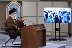 دیدار جمعی از ذاکران اهل‌بیت علیهم‌السلام با رهبر معظم انقلاب
