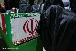 وداع با پیکر شهید مدافع حرم «محمدجواد رستمی»