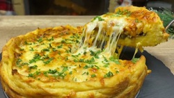 طرز تهیه فرنچ تست با گلابي كاراملي + فیلم