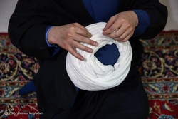 مراسم عمامه گذاری طلاب مدرسه علمیه امام خمینی ره