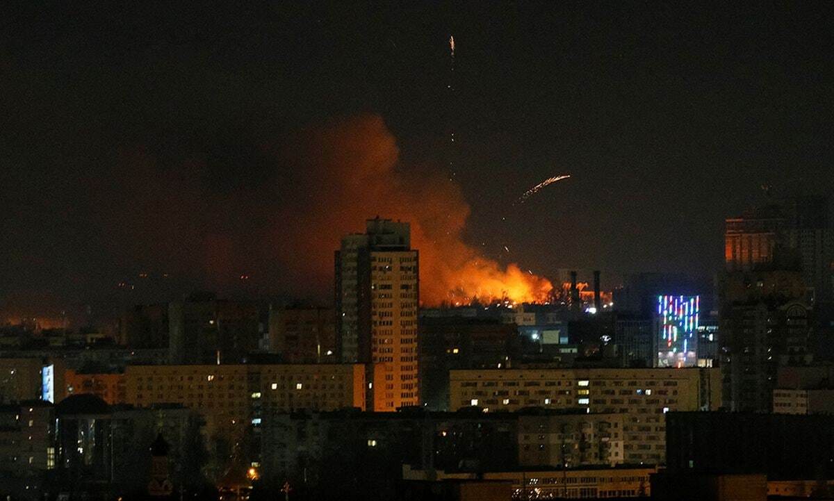 ۴ انفجار در کمتر از یک ساعت در کی‌یف