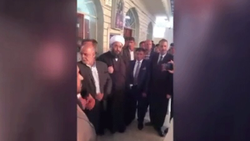 تابلوی خلاقانه یک هنرمند ایرانی از قاسم سلیمانی و ابومهدی المهندس + فیلم