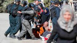 شوکه شدن یک کودک فلسطینی از بمباران مهیب غزه + فیلم