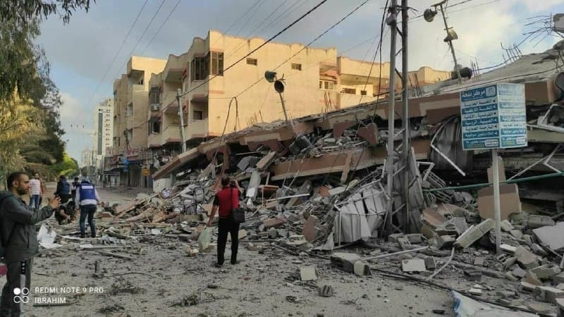 مواضع تل‌آویو زیر آتش موشک‌های مقاومت/ حملات صهیونیست‌ها به ساختمان‌های مسکونی غزه همچنان ادامه دارد