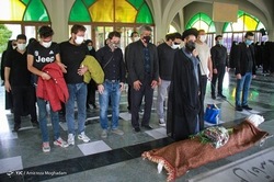 مراسم تدفین پیکر «علی سلیمانی»