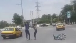لحظه درگیری وحشتناک با چاقو در آلمان + فیلم