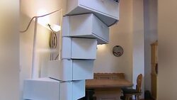 راهکار خلاقانه برای چسباندن کف پوش + فیلم