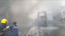 قدرت‌نمایی یک مرد لبنانی با مو‌هایش + فیلم