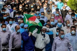 تشییع شهید مدافع سلامت «جهانبخش فخری» - بوشهر