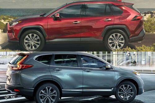 مقایسه هوندا CR-V در مقابل تویوتا RAV4 برای 2021 + فیلم