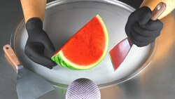 بخشی از فرایند دیدنی تولید بستنی قیفی + فیلم