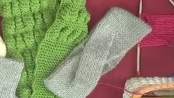 ساخت کلاه و شال گردن از بلوز بافتنی قدیمی + فیلم