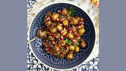 طرز تهیه شامی با سس انار + فیلم