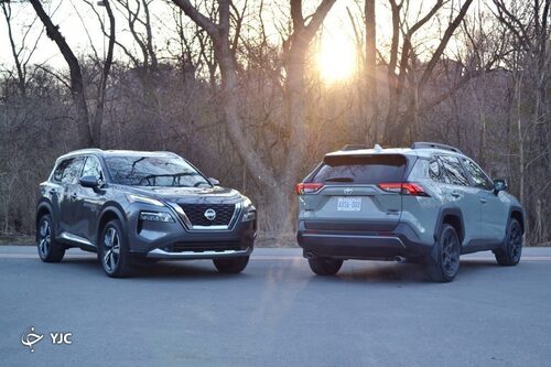 مقایسه تویوتا RAV4 در مقابل نیسان روگ + فیلم
