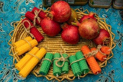 برداشت انار از باغات شهرضا