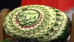 ساخت گل با استفاده از میوه و سبزیجات + فیلم