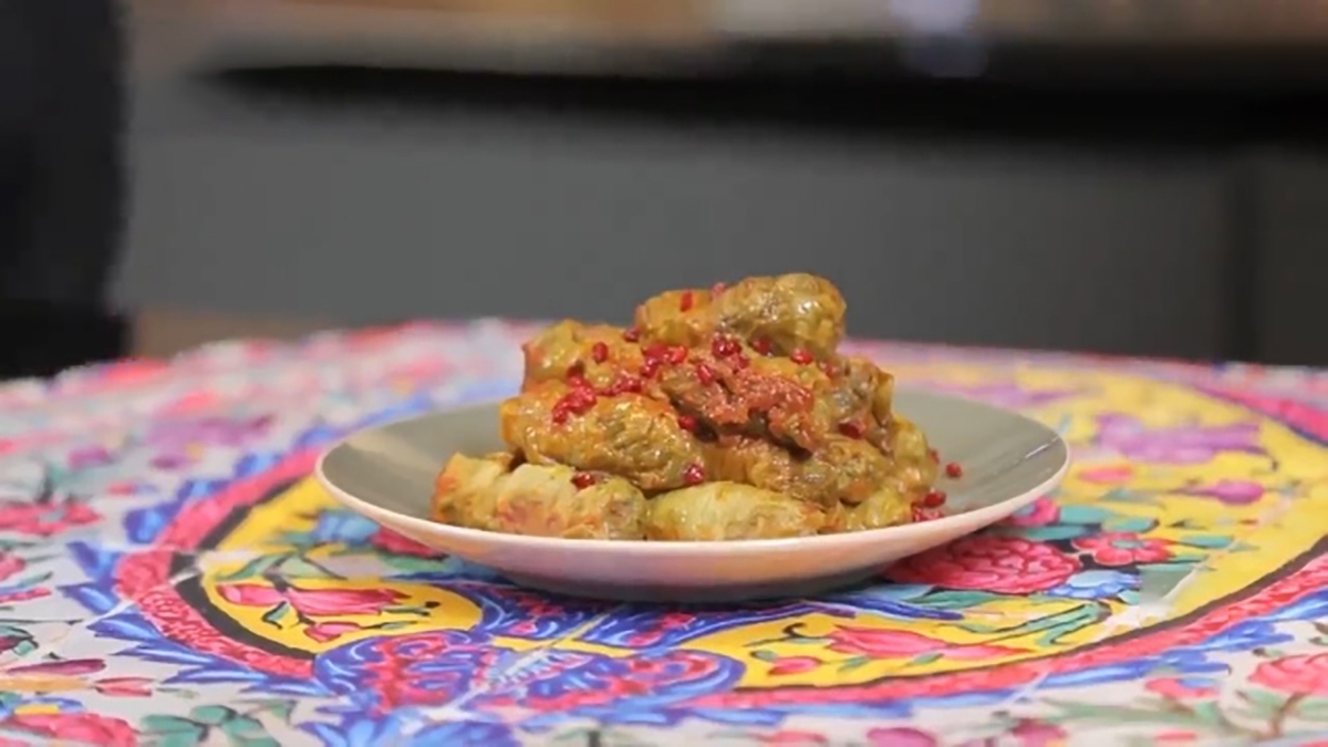 طرز تهیه پوره نخود فرنگی و شوید + فیلم