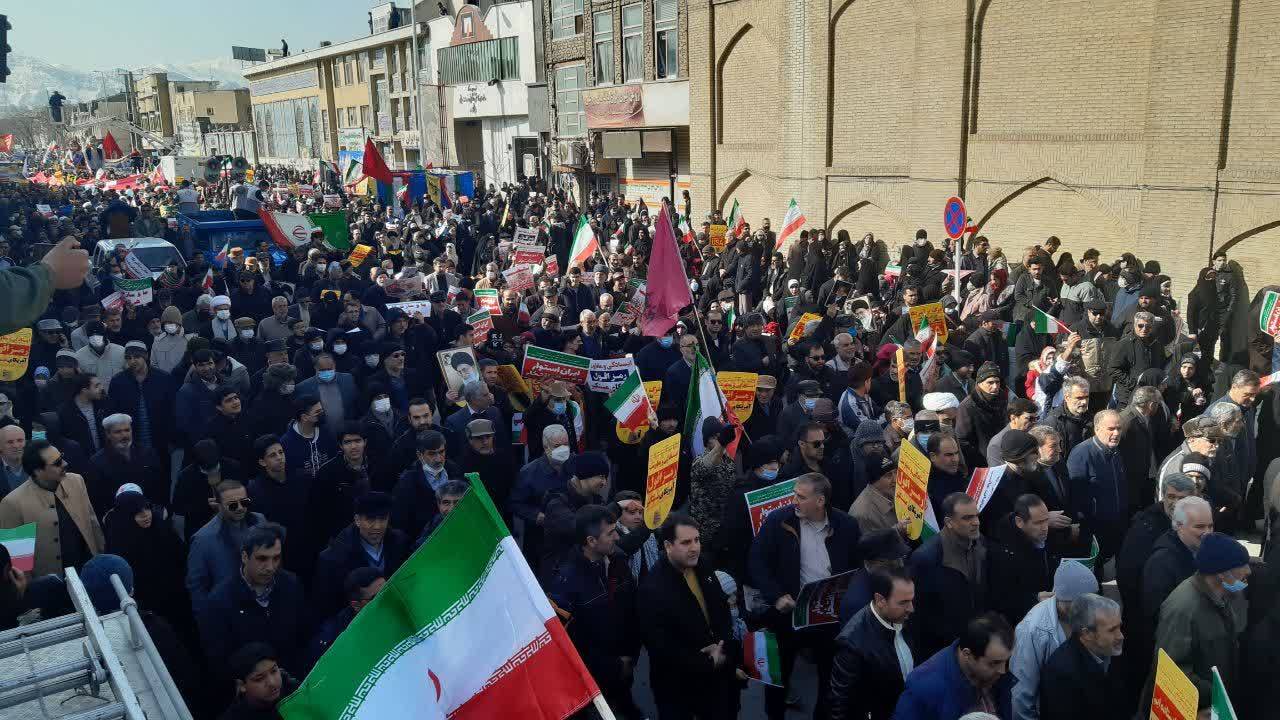 راهپیمایی 22 بهمن در اراک