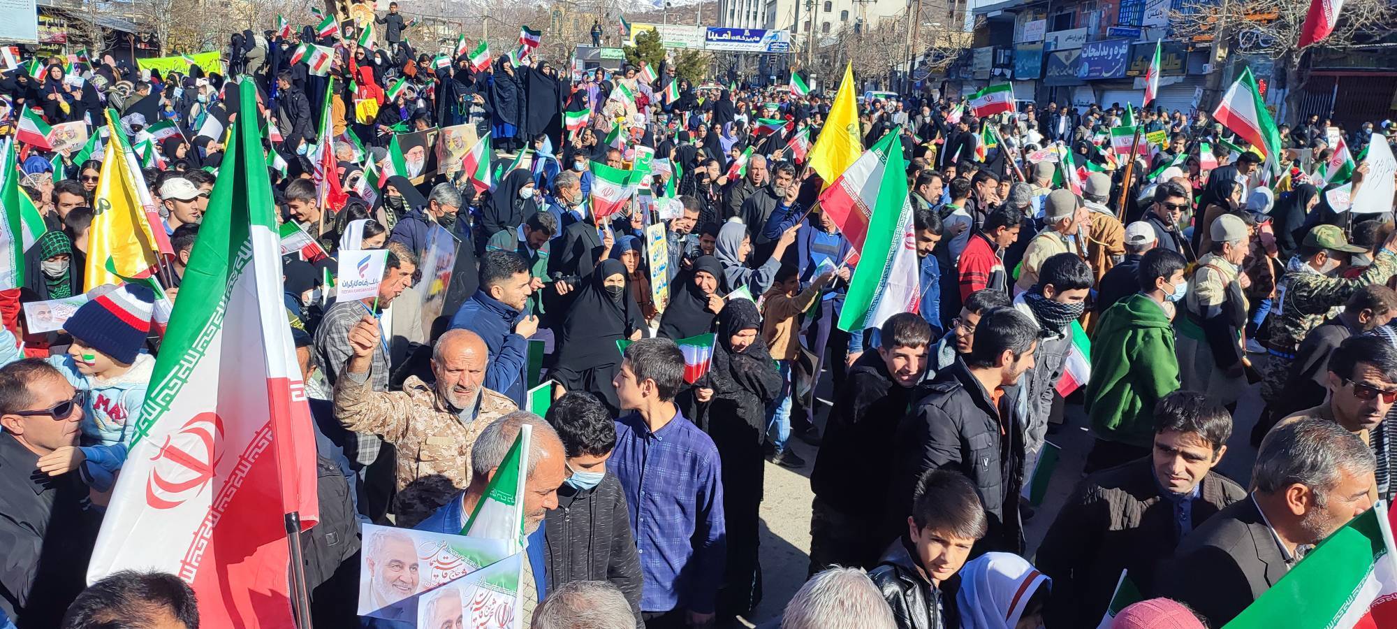 راهپیمایی 22 بهمن در یاسوج