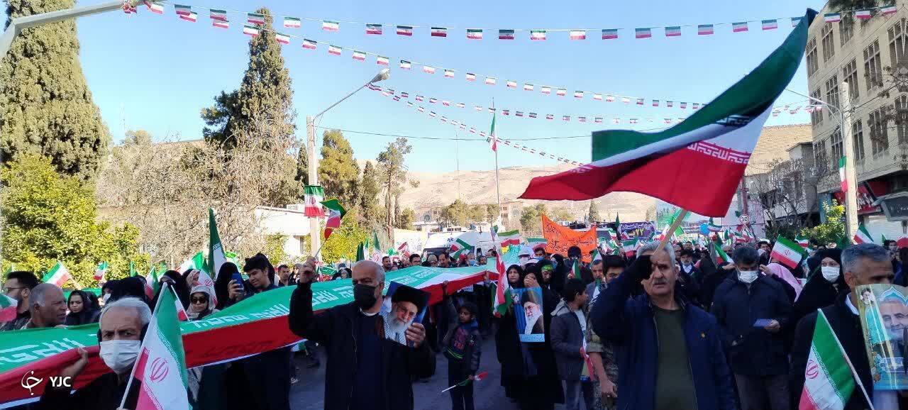 راهپیمایی 22 بهمن در فارس