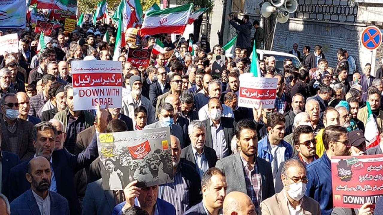 راهپیمایی 22 بهمن در زنجان