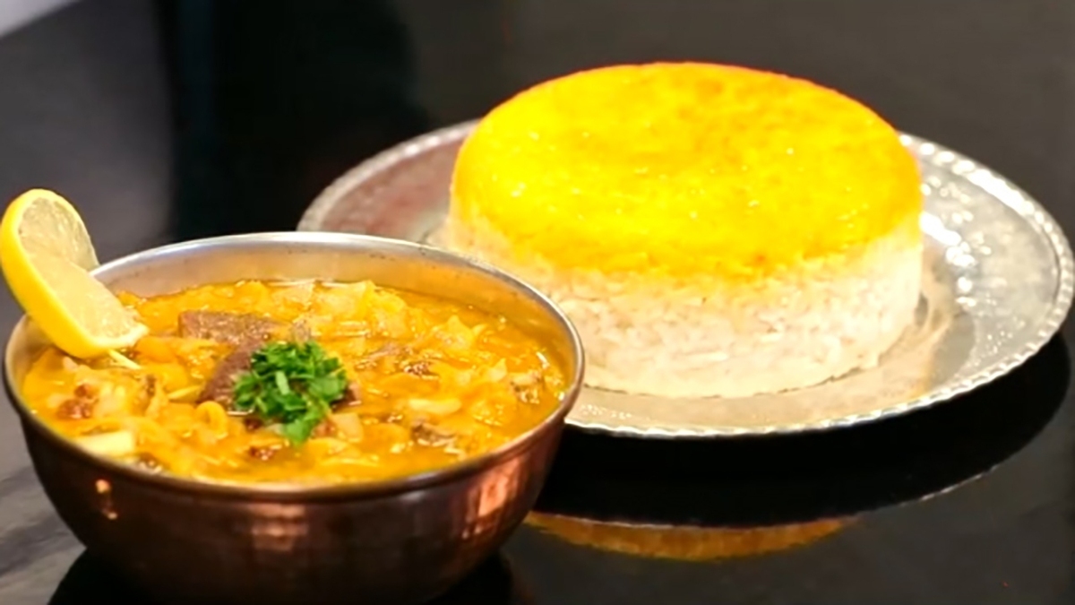 طرز تهیه پوره نخود فرنگی و شوید + فیلم