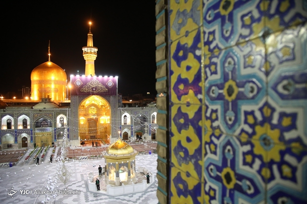 آیین تشییع و خاکسپاری پیکر دکتر غفوری فرد در حرم مطهر رضوی