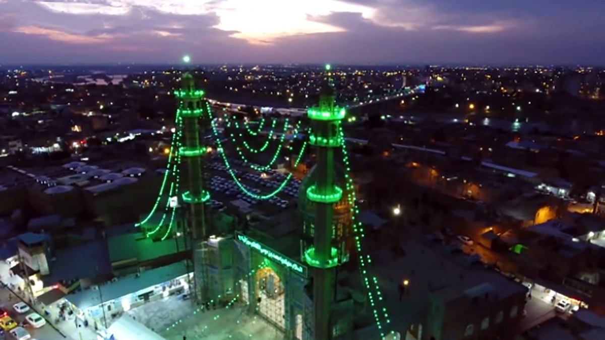 تصاویری از کاظمین در سالروز شهادت جانسوز امام موسی بن‌جعفر علیه‌السلام