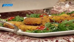 طرز تهیه کاناپ پنیر و سبزی + فیلم