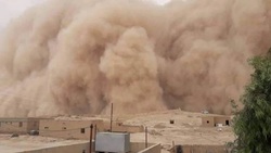 وقوع طوفان شن در عربستان سعودی + فیلم