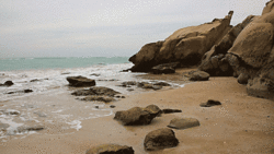 غروب زیبای ساحل بندرعباس + فیلم