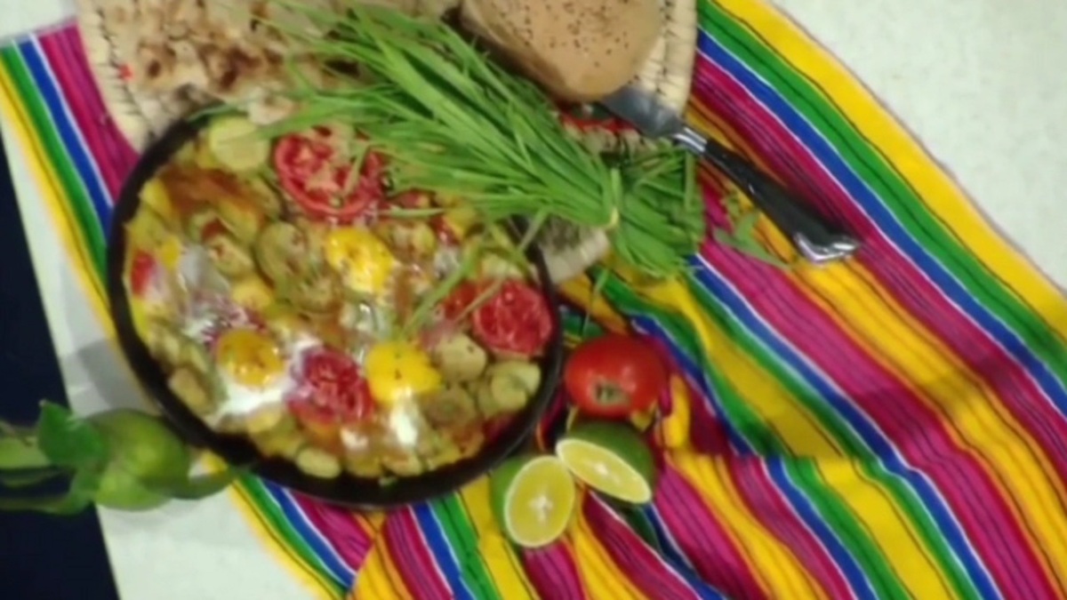 آموزش روش پخت ته چين گرمساری + فیلم