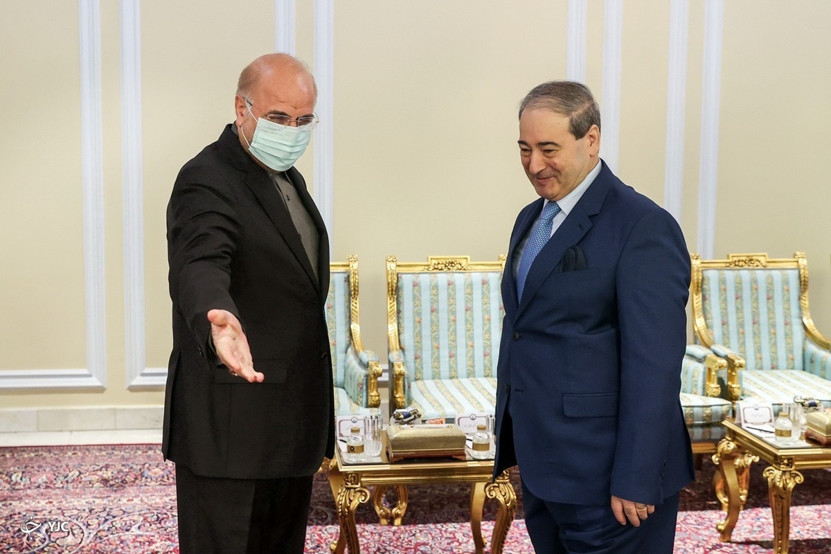 دیدار دبیرکل جنبش جهاد اسلامی فلسطین با رئیس مجلس