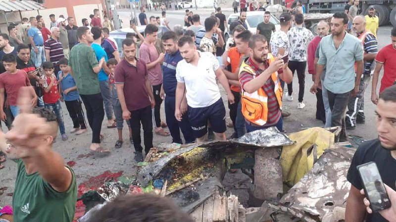 شهادت ۳ فلسطینی در بمباران خودرویی در غزه