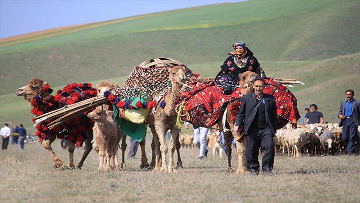 عزاداری ایل شاهسون در دامنه کوه سبلان + فیلم