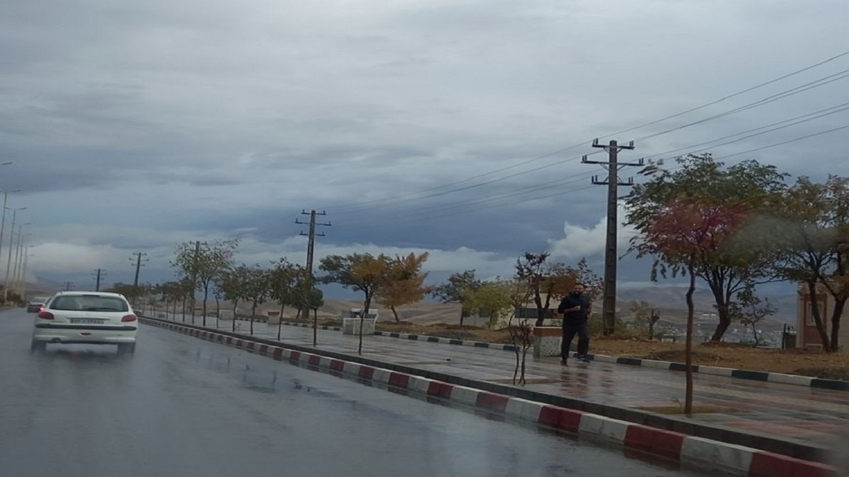 بارش اولین باران پاییزی در تهران