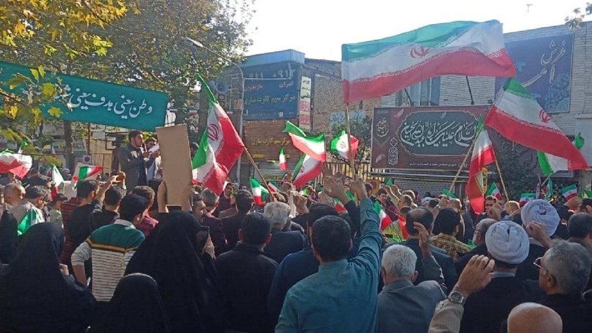 مراسم سیزده آبان ماه ۱۴۰۱ - تهران