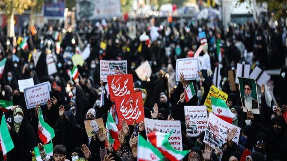 مراسم سیزده آبان ماه ۱۴۰۱ - تهران