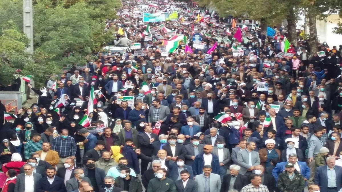مراسم سیزده آبان ماه ۱۴۰۱ - تهران