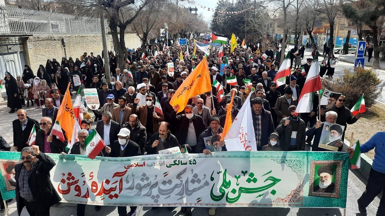 راهپیمایی ۲۲ بهمن در شهرکرد
