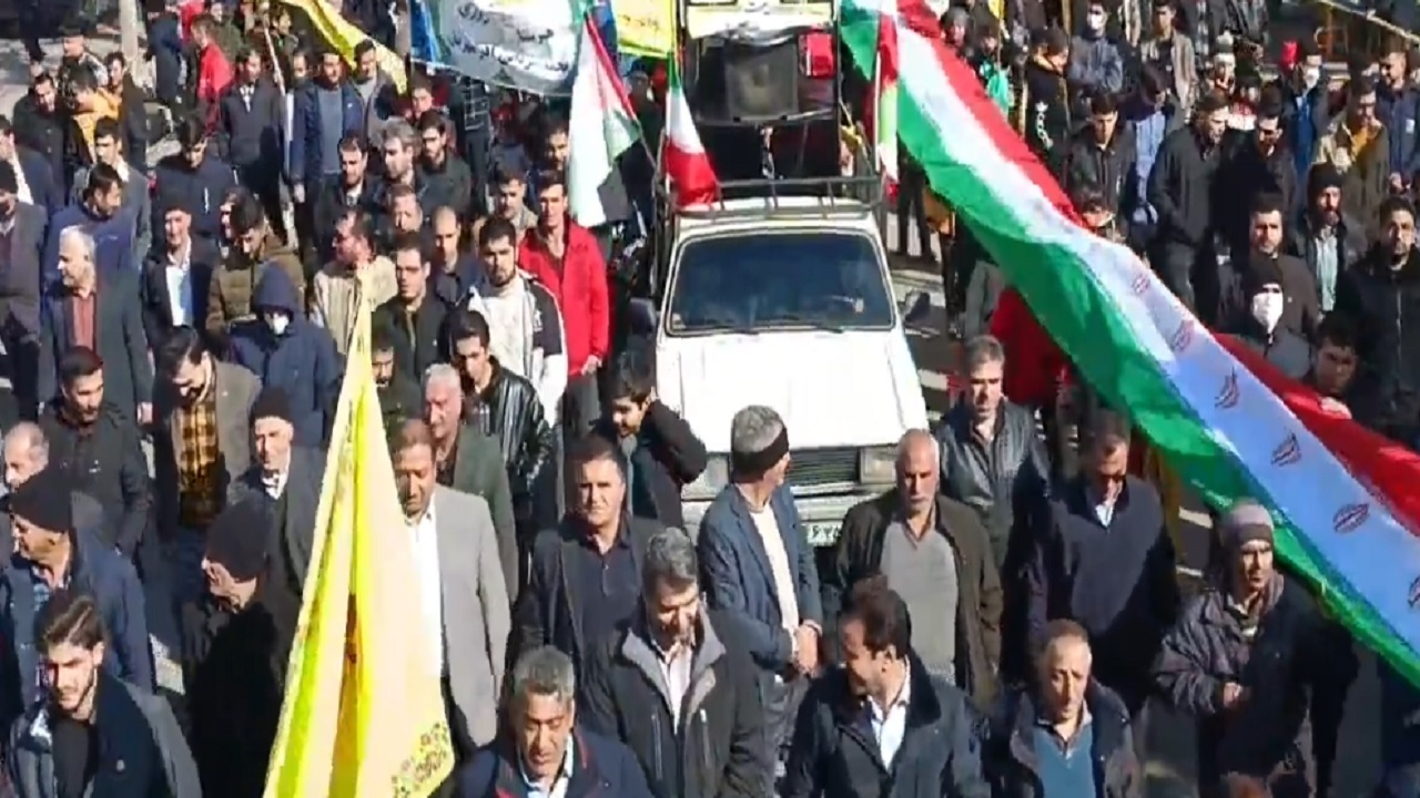 راهپیمایی ۲۲ بهمن در تبریز